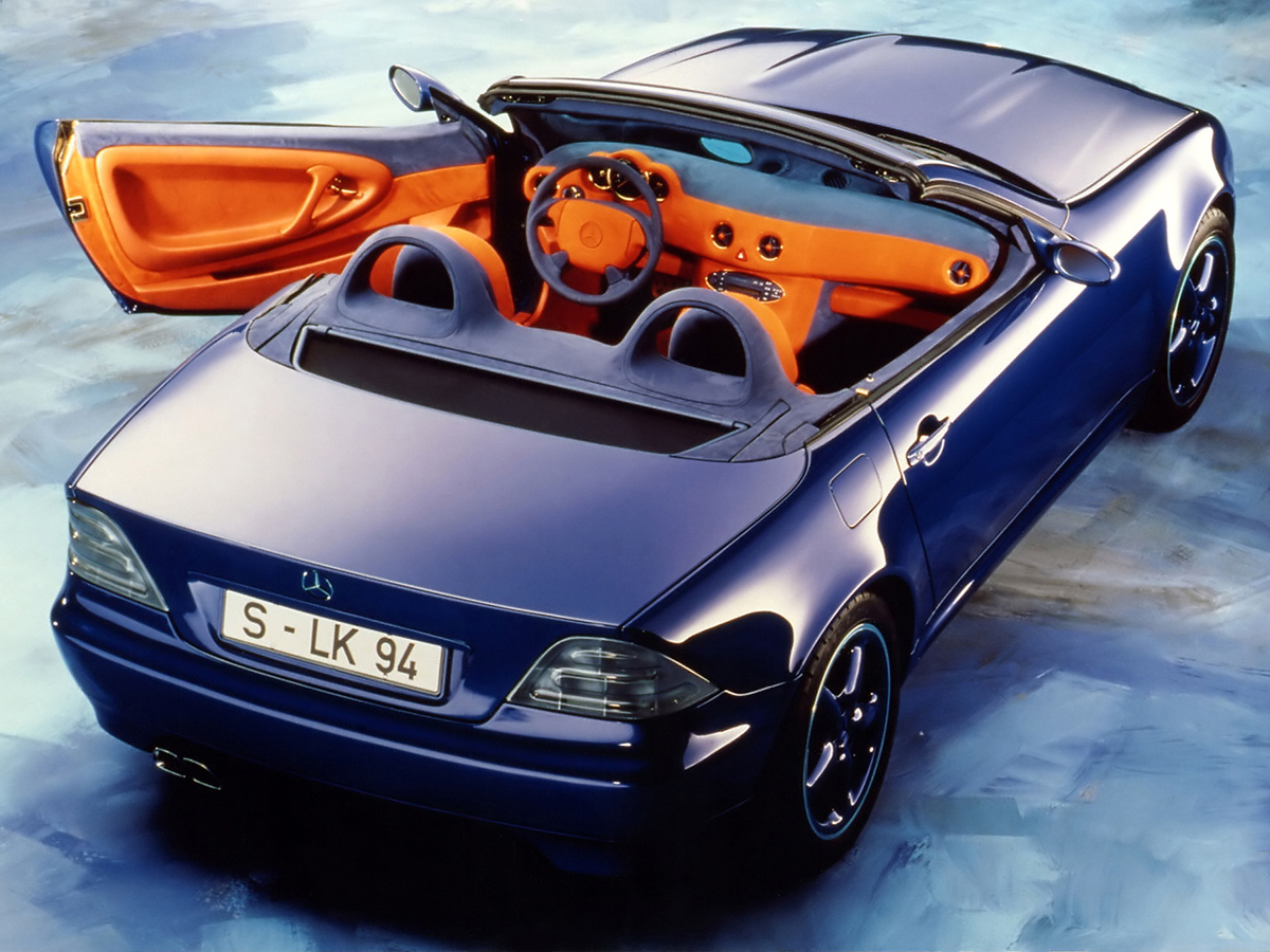 SLK Concept Car II avea un interior mult mai elegant și mai luxos decât  Mark I