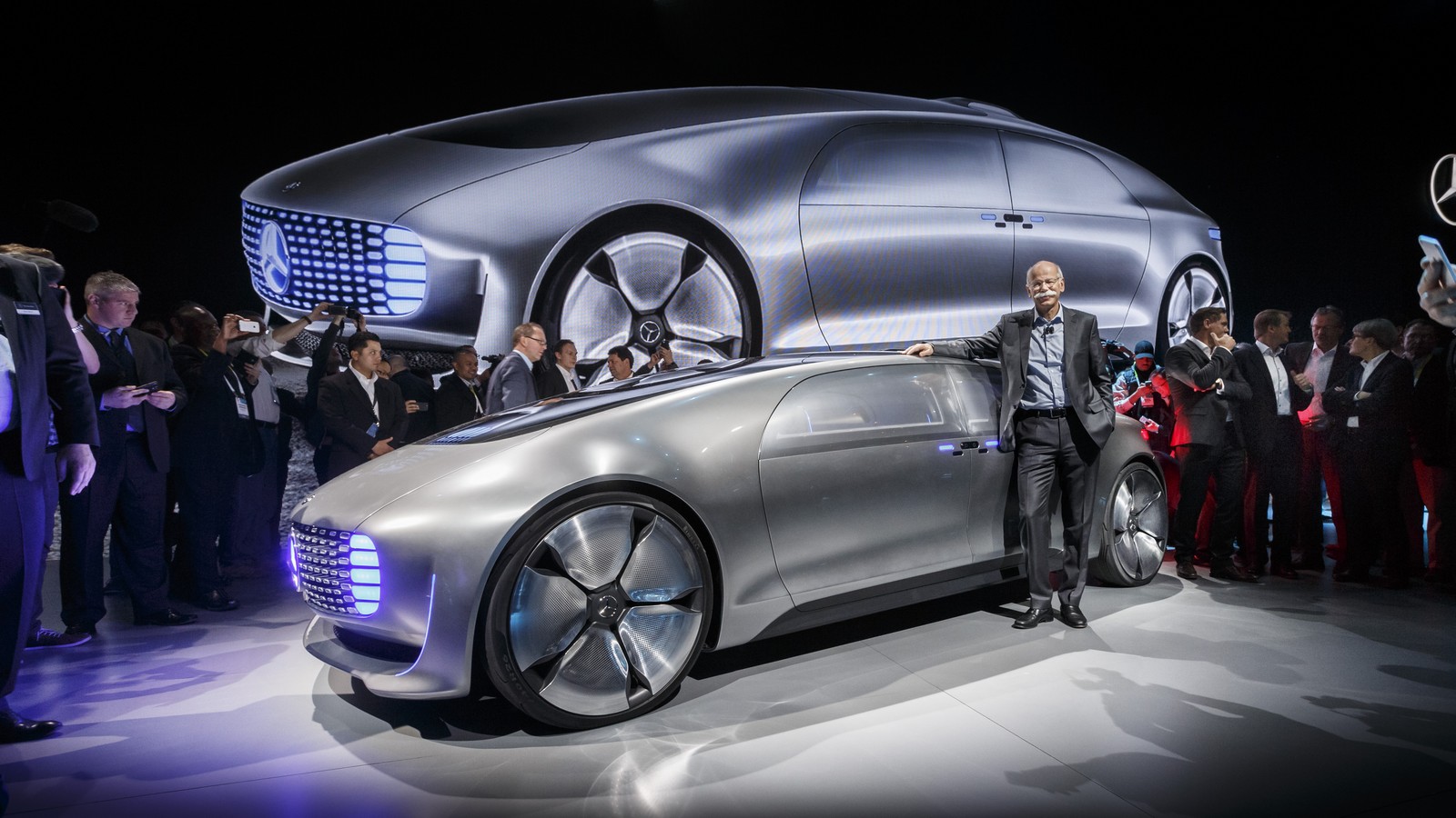 World premiere of the Mercedes-Benz F 015 Luxury in Motion at the CES, Las Vegas 2015Weltpremiere des Mercedes-Benz F 015 Luxury in Motion auf der CES, Las Vegas 2015