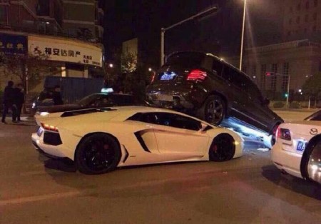 Lamborghini GLK accident
