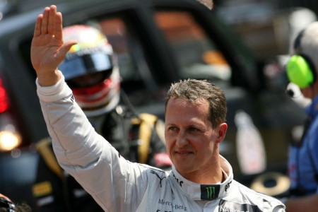 Schumacher waves goodbye