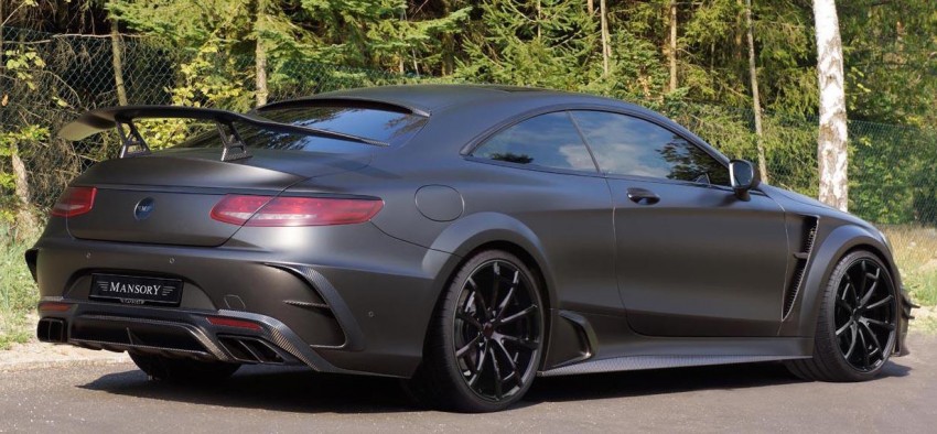 Mercedes S63 Coupe Black Edition Mansory