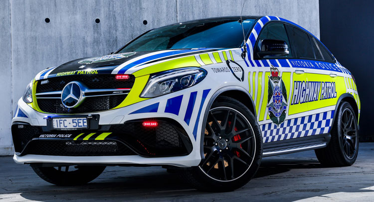 Mercedes-AMG masina de poliție
