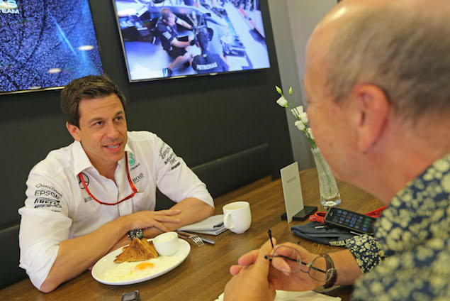 Breakfast with Toto Wolff