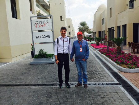 Niki Lauda and Toto Wolff holding hands
