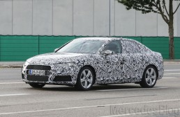 Primele poze spion cu viitorul Audi A4, rivalul Clasei C