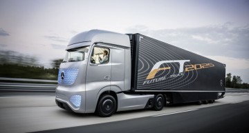 Camionul viitorului Mercedes-Benz 2025, în prezent