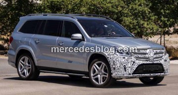 Mercedes GL facelift surprins in SUA
