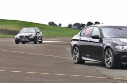 Mercedes E63 AMG versus BMW M5. VIDEO
