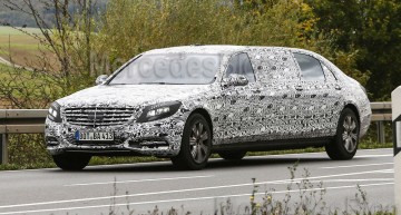 Mercedes S-Class Pullman la Salonul Auto de la Geneva, în martie 2015