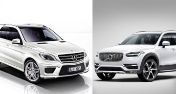 Noul Volvo XC90 vs Mercedes ML: prima comparație statistică