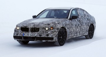 Noul BMW Seria 5, spionat în premieră în timpul testelor pe zăpadă