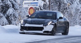 Ferrari FF facelift spionat în timpul testelor de iarnă în Suedia