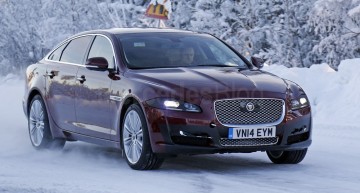 SPIONAT: Jaguar XJ facelift surprins în timpul testelor pe zăpadă