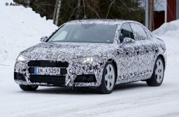 Noul Audi A4 își arată adevărata față: cele mai noi poze spion