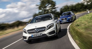 Test Car Magazine: Mercedes-Benz GLA 45 AMG vs. Audi RS Q3