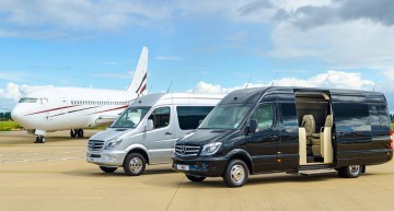 Jet Sprinter: Van la exterior, avion la interior