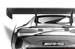 Imagini teaser cu Mercedes AMG GT3, urmează versiunea de serie