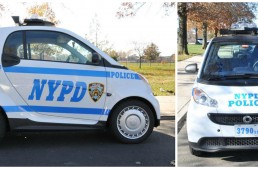Mașina cu care merg polițiștii în New York