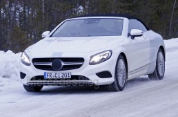 Cele mai recente poze spion ale noului Mercedes-Benz Clasa S Cabrio