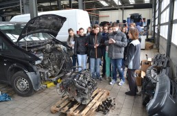 Lecție despre istoria Mercedes Benz la Auto Schunn, în săptămâna „Școala Altfel“