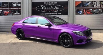 Arată de parcă a fost plouat de “Purple Rain”