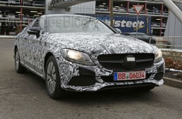 Mercedes-Benz C-Class Coupe face striptease – FOTO SPION