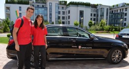 Cea mai bună jucatoare de squash din lume s-a plimbat cu un Mercedes la București