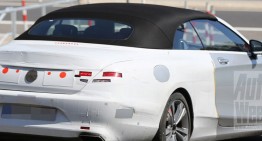 S-Class Cabrio își arată acoperișul textil. Noi fotografii spion