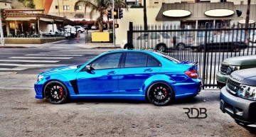 Marele albastru… metalizat: C 63 AMG tunat