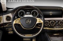 O mină de aur – Mercedes S63 AMG cu aur de 24 de karate