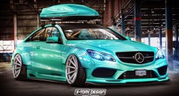 Tuning virtual – Mercedes-Benz E-Class Coupe by X-Tomi Design