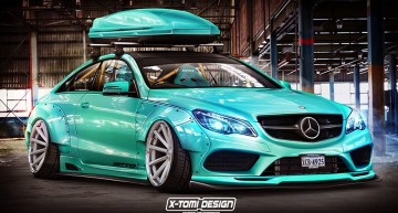 Tuning virtual – Mercedes-Benz E-Class Coupe by X-Tomi Design