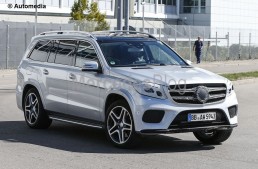Mercedes-Benz GLS 2017 dezvăluit. Noi fotografii spion