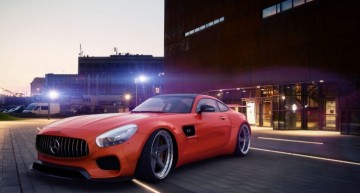 Lumea toată părea o portocală… Mercedes-AMG GT S portocaliu făcut de GWA