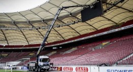 Misiune grea pentru camionul Arocs la Mercedes-Benz Arena