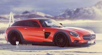 Cum arată Mercedes-AMG GT Shooting Brake în viziunea unui artist