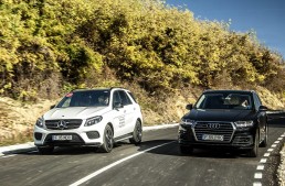 Goliat contra Goliat. Mercedes GLE 350 d versus noul Audi Q7 3.0 TDI