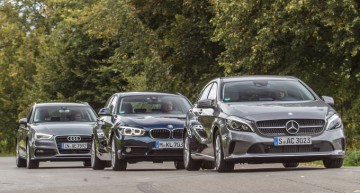 PRIMUL TEST COMPARATIV Mercedes-Benz A 180 versus Audi A3 Sportback 1.4 TFSI, BMW 118i