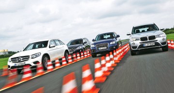 Test comparativ Mercedes-Benz GLC vs Audi Q5, BMW X3, Volvo XC60