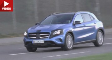 Mercedes GLA facelift 2017 surprins pe cameră