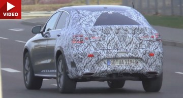 Mercedes-Benz GLC Coupe iese la lumină într-un nou video spion
