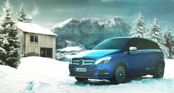 Liniște! Mercedes-Benz B 250 e se apropie!