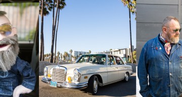 În jurul lumii cu o marionetă și cu un Mercedes-Benz 280SEL