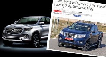 Viitorul pick-up Mercedes îmbrăcat în haine de Nissan