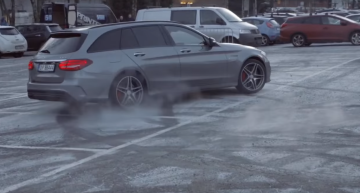 Bătrânel nebun bagă spaima în mecanicii de la Mercedes în cea mai tare farsă!
