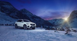 Regatul zăpezii – Mercedes-Benz GLE 400 Coupe înfruntă Alpii Elveției