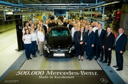 Uzina Mercedes-Benz din Ungaria sărbătorește mașina cu numărul 500.000