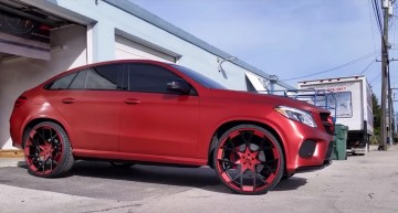 Vedetă în clipurile hip-hop – Mercedes GLE 450 AMG Coupe de la Tate Design