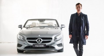 Cei mai stilați britanici – Actorul Benedict Cumberbatch în ședință foto cu S-Class Cabrio