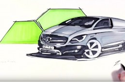 Un tânăr talentat își întâlnește idolii de la Mercedes-Benz Design